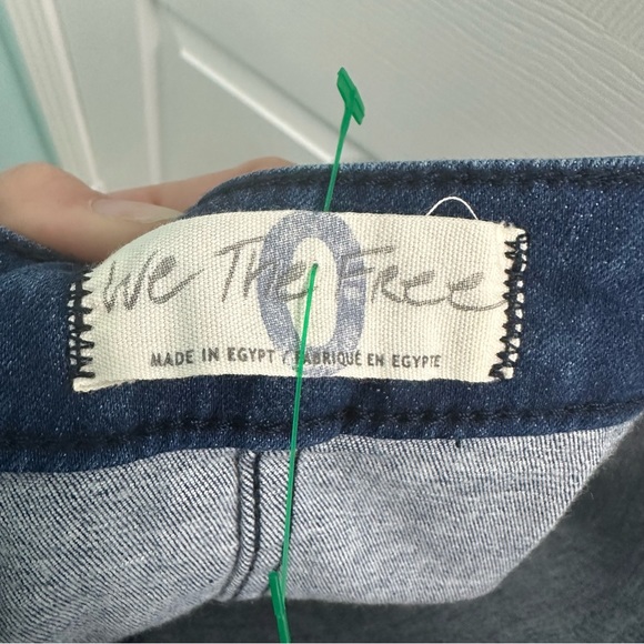Free People We The Free Women’s Size 0 Denim Wrap Mini Short Skirt - Picture 7 of 9